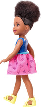Load image into Gallery viewer, Barbie Club Chelsea Doll, 6-inch Brunette Doll with Space-Themed Graphic, GHV62