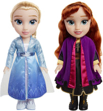 Load image into Gallery viewer, Disney Frozen 2 Princess Anna and Elsa Singing Sisters Interactive Feature Dolls Set| Includes Both Dolls| Approximately 14 Inches Tall| Ages 3 Years &amp; Up
