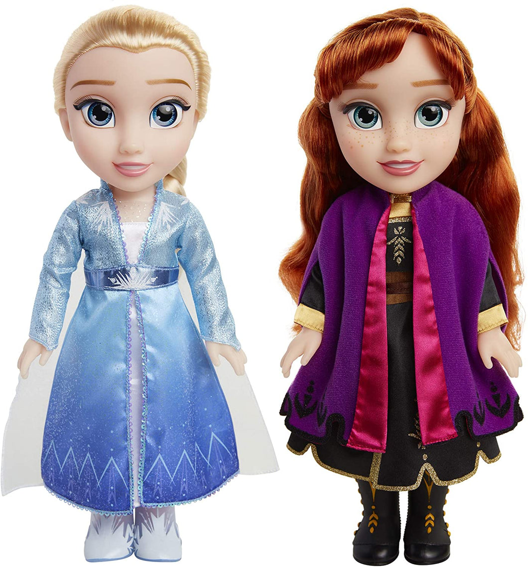 Disney Frozen 2 Princess Anna and Elsa Singing Sisters Interactive Feature Dolls Set| Includes Both Dolls| Approximately 14 Inches Tall| Ages 3 Years & Up