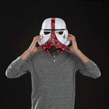Load image into Gallery viewer, SW Star Wars Black INCINERATOR Trooper Electronic Helmet