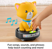 Load image into Gallery viewer, Fisher-Price Laugh &amp; Learn Crawl-After Cat on a Vac, Musical Baby Toy