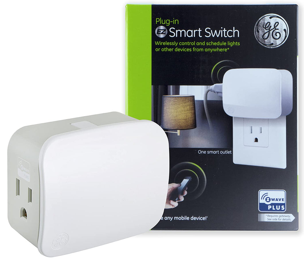 GE Z-Wave Wireless Smart Lighting Control Lamp Module, Dimmer, White, Works with Amazon Alexa (Hub Required)