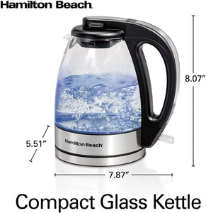 Hamilton Beach 1 Liter Compact Glass Kettle Home Good