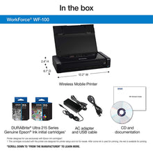 Load image into Gallery viewer, Epson Workforce WF-100 Wireless Mobile Printer, Amazon Dash Replenishment Enabled
