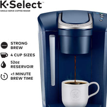 Load image into Gallery viewer, Keurig K-Select Coffee Maker, Single Serve K-Cup Pod Coffee Brewer, With Strength Control and Hot Water On Demand