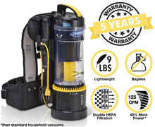 Load image into Gallery viewer, Prolux 2.0 Lightweight Commercial Bagless Backpack Vacuum