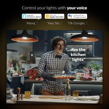 Load image into Gallery viewer, Philips Hue Single Premium Smart Bulb Downlight for 5-6 inch recessed cans, 16 million colors, Hub Required, Works with Alexa, Apple HomeKit and Google Assistant