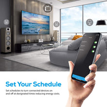 Load image into Gallery viewer, Geeni Switch Glo Square Smart Nightlight + Smart Plug, White, No Hub Required, Works with Alexa, Google Assistant and Microsoft Cortana