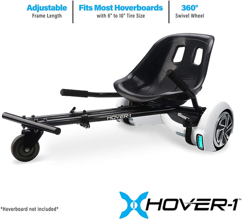 Hover-1 Buggy Attachment for Transforming Hoverboard Scooter into Go-Kart