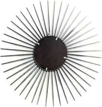 Load image into Gallery viewer, 36&quot; Silver Sunray Wall Accent Mirror