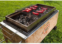 Load image into Gallery viewer, La Caja China 22"x 20" Large 22" x 20" x 6" Top Grill, Silver Steel