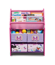 Load image into Gallery viewer, Disney Minnie Mouse Book and Toy Organizer, Multicolor