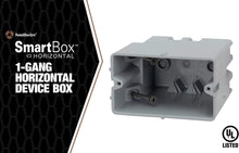 Load image into Gallery viewer, Madison Electric Products MSBHZ One Gang Horizontal Device Box with Depth Adjustable, Heavy Duty 42lb