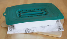 Load image into Gallery viewer, Elite Cuisine Rectangular Silicone Suction Lids and Food Covers Fits various sizes of casseroles, baking pans, dishes or containers