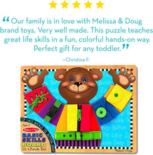 Load image into Gallery viewer, Melissa &amp; Doug Basic Skills Board (Developmental Toys, 6 Removable Pieces &amp; Puzzle Board, Practice Fine Motor Skills, Great Gift for Girls and Boys - Best for 3, 4, and 5 Year Olds)