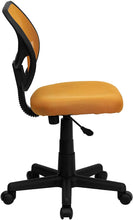 Load image into Gallery viewer, Flash Furniture Low Back Black Mesh Swivel Task Office Chair with Curved Square Back