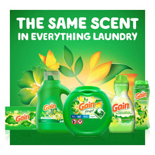 Load image into Gallery viewer, Gain Flings Liquid Laundry Detergent, Original Scent, 42 Count, HE Compatible