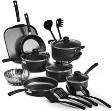Load image into Gallery viewer, Cookware Sets Pots and Pans ,Kitchen Cookware Set Non Stick 18 Pieces