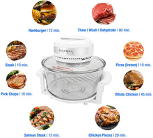 Load image into Gallery viewer, Rosewill Infrared Halogen Convection Oven with Stainless Steel Extender Ring