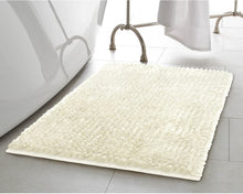 Load image into Gallery viewer, Laura Ashley 2-Piece Butter Chenille 20" x 34" Bath Mat Set, Aqua