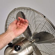 Load image into Gallery viewer, Deco Breeze DBF0208 Brushed Stainless Steel Floor Standing Fan