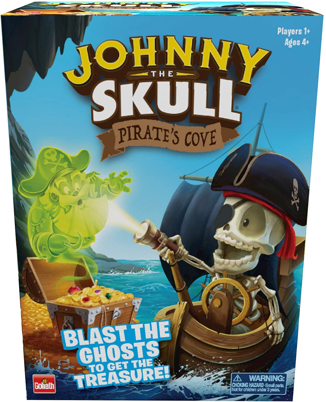 Johnny The Skull Pirate's Cove - Blast The Ghosts to Get The Treasure Game by Goliath