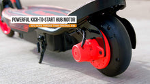 Load image into Gallery viewer, Razor Power Core E90 Glow Electric Scooter - Black/Red Glow