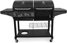 Load image into Gallery viewer, Char-Broil 463714514 Charcoal/Gas 1010 Grill Combo