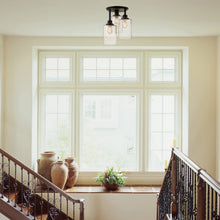 Load image into Gallery viewer, Globe Electric Sedona Flush Mount Ceiling Light