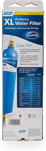 Camco TastePURE RV Water Filter with Flexible Hose Protector - Greatly Reduces Bad Taste, Odors, Chlorine and Sediment in Drinking Water