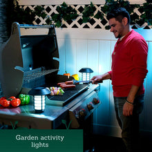 Load image into Gallery viewer, Bell+Howell Smart Solar Pathway Lights, Bright White &amp; Flickering Flame Solar Torches Waterproof Outdoor Lighting Landscape Lights Dusk to Dawn Auto On/Off for Garden Patio Yard