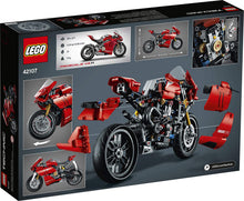 Load image into Gallery viewer, LEGO Technic Ducati Panigale V4 R 42107 Motorcycle Toy Building Kit, Build A Model Motorcycle, Featuring Gearbox and Suspension, New 2020 (646 Pieces),