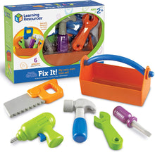 Load image into Gallery viewer, Learning Resources New Sprouts Fix It!, Fine Motor Tools for Toddlers, Pretend Play Toy Tool Set, Outdoor Toys, 6 Piece, Easter Gifts for Kids, Ages 2+