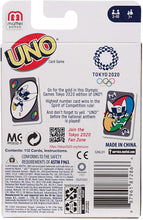 Load image into Gallery viewer, UNO Olympic Games Tokyo 2020 Card Game, with 112 Cards and Instructions for Players 7 Years and Older, Makes a Great Gift for Kid, Family or Adult Game Night