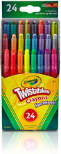 Load image into Gallery viewer, Crayola Fun Effects Mini Twistables Crayons, 24-Count, 1 Pack