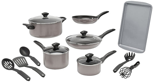 Farberware Dishwasher Safe Nonstick 15-Piece Cookware Set