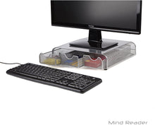 Load image into Gallery viewer, Mind Reader Perch Monitor Stand Desk Organizer