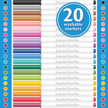 Load image into Gallery viewer, Crayola Super Tips Markers, Washable Markers, 20 Count