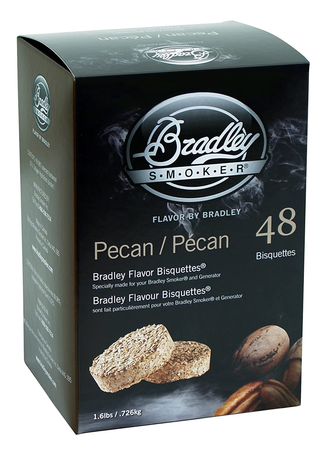 Bradley Smoker BTPC48 Bradley Pecan Bisquettes 48 Pack