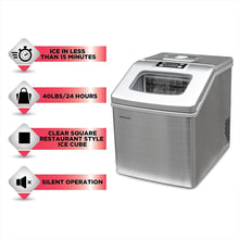 Load image into Gallery viewer, Frigidaire EFIC452 40 Lbs per day Extra Large Clear Maker, Makes Square Ice