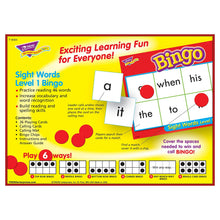 Load image into Gallery viewer, Trend Enterprises Sight Words Bingo - Set of 46 Words and 36 Playing Cards