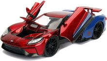 Load image into Gallery viewer, Jada Toys Marvel Captain America &amp; 2006 Ford Mustang Die-Cast Car, 1:24 Scale Vehicle with 2.75&quot; Die-Cast Collectible Figure