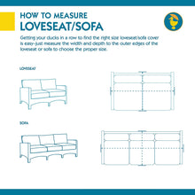 Load image into Gallery viewer, Duck Covers Elegant Patio Loveseat Cover, 70-Inch