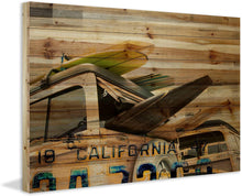 Load image into Gallery viewer, Parvez Taj Cali Day Painting Print on Natural Pine Wood