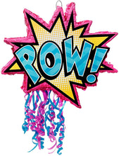 Load image into Gallery viewer, Birthday Express Superhero Girl Party Supplies - Pull-String Pinata