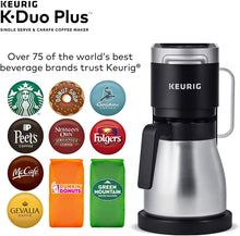 Load image into Gallery viewer, Keurig K-Duo Plus Coffee Maker, Single Serve and 12-Cup Carafe Drip Coffee Brewer, Compatible with K-Cup Pods and Ground Coffee