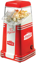 Load image into Gallery viewer, Nostalgia RHP310COKE Coca-Cola 8-Cup Hot Air Popcorn Maker