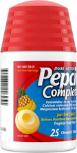 Load image into Gallery viewer, Pepcid Complete Acid Reducer + Antacid Chewable Tablets, Tropical Fruit, 25 ct