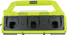 Load image into Gallery viewer, Ryobi P135 18V One+ 6 Port Lithium Ion Battery Supercharger (18V Batteries Not Included/Charger Only)