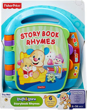 Load image into Gallery viewer, Fisher-Price Laugh &amp; Learn Storybook Rhymes Book [Colors May Vary]